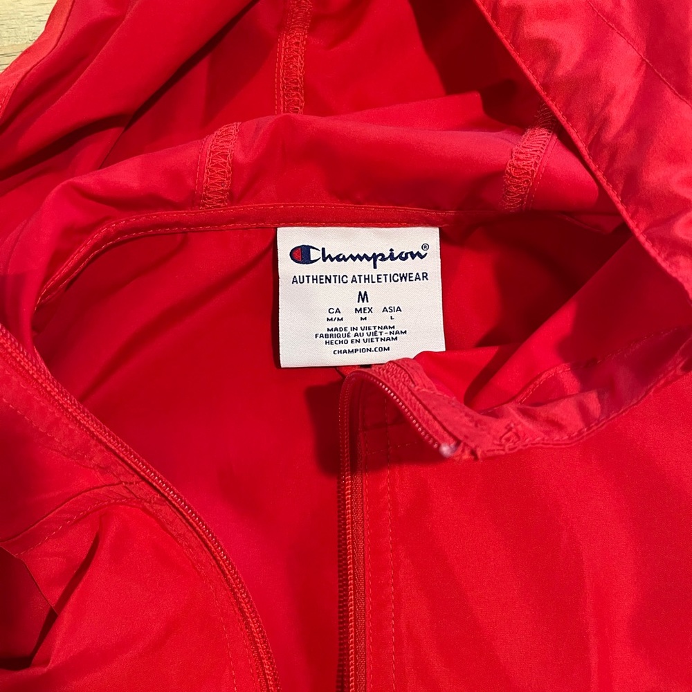 Champion Windbreaker Pullover Medium - image 2